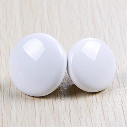 Boutons de meubles en céramique blanche JCAKES 32mm et 38mm pour tiroir de commode - 2