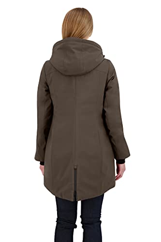 Sebby Collection Women's Winter Coat, Warm Hooded Puffer Parka Jacket, Puffy Faux Down Insulated Wind and Water Repellent3