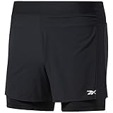 Reebok Herren Lm Epic 2-In-1 Short, Black, H08935, Gr. XL