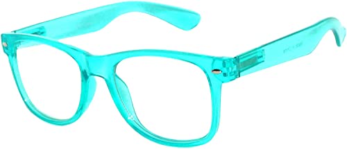 Image of OWL Retro Style Sunglasses 80's Classic Vintage Unisex Nerd Colored Frame