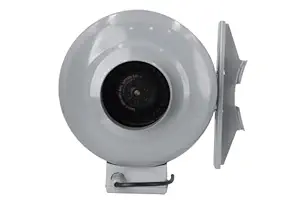 Astberg AEE100 Powder Coated (100mm/4inch)(262CMH/154CFM) Circular inline fan/Inline duct fan/Duct fans/Centrifugal fans/Metal exhaust/High static fans