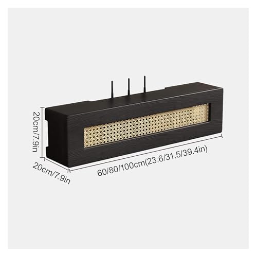 Router WiFi de madera Sto Box y acabado premium de 80cm para decoración 3