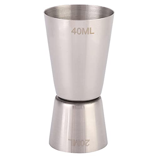 Briout Jigger 304 Stainless Steel Wine Tool Measuring Cup Double Cocktail Jigger for Bar (40/20cc) (S 1600ML)