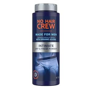 NO HAIR CREW Dry & Fresh Intiem poeder – premium talkvrij lichaamspoeder voor de intieme zone – voor een droog fris…