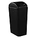Ordate Noir 14 Litre Couvercle Basculant Poubelle en Plastique, 1 paquet