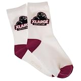 [XLARGE KIDS] エクストララージ キッズ 子ども用 靴下 13-21cm スランテッドOGゴリラソックス シロ(13-15cm シロ)