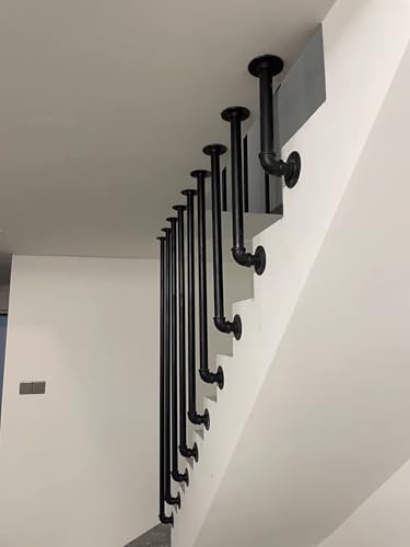 Husillos de escalera de hierro para reparar barandillas inestables con tornillos 3
