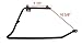 Mutazu 04 & Up Sportster Saddlebag Conversion Brackets Hard Touring Saddlebags