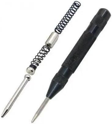 100pcs/lot 5 Inch Automatic Center Pin Punch Spring Loaded Marking Starting Holes Tool - (Color: black)