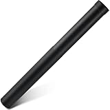 Yaocom Tubo telescópico de pared única de 96,5 a 177,8 cm, diámetro de 15,2 cm de diámetro, tubo de chimenea de leña, color negro