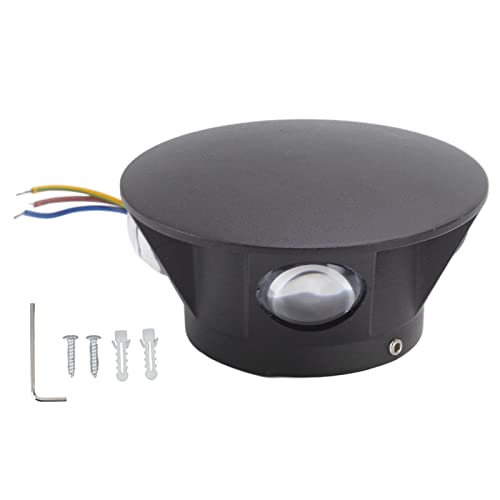 Applique murale LED ronde 4W blanche chaude avec éclairage latéral pour sublimer votre couloir