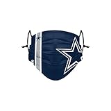 FOCO Dallas Cowboys NFL On-Field Sideline Logo Face Cover - Adult