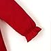 ZFZDRen 1-12Y Baby Ruffle Blouse Toddler Girl Peter Pan Lace Collar T-Shirts Kids Solid Color Long Sleeve Tee Casual Top(Red Long,11-12 Years)