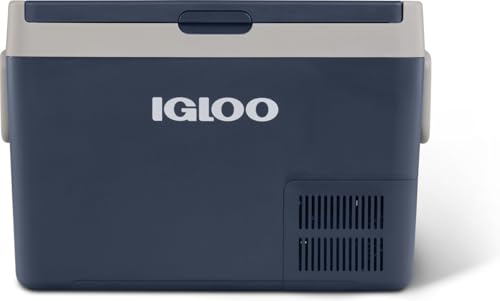 IGLOO ICF60 - Refrigerador de compresión 59L - Refrigerador Eléctrico -18 °C a 20 °C - 12/24 V 230 V - Refrigerador Portátil para Camping, Coche, Camión