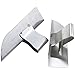 A Pair Drywall Corner Tool,Inner Outer Wall Corner Trowel Plastering Tool Perfect 90 Degree Right Angle when Mudding Drywall Plastering Around the Groove