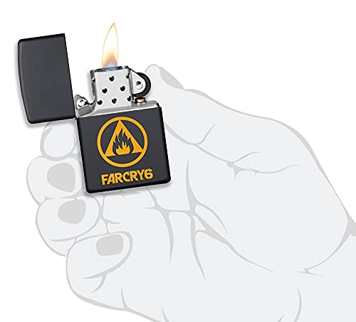 Encendedor Zippo Far Cry 6 Logo Negro Mate miniatura 5