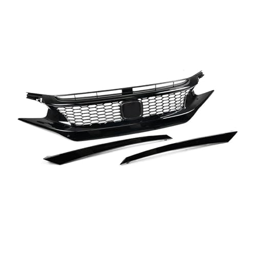 Calandre Avant Civic 10e Génération 2016-2019 Grilles Capot Maille Noire