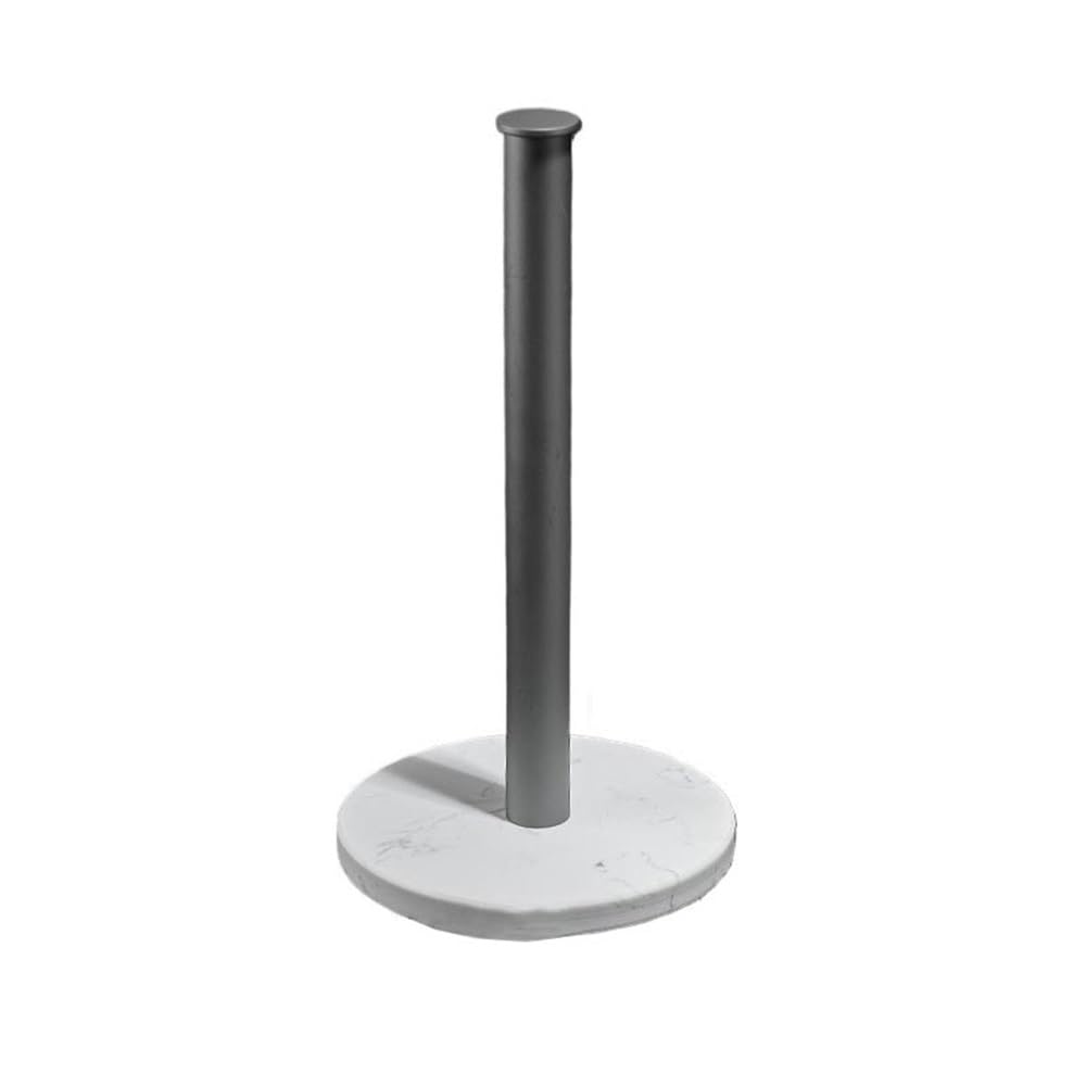 Portarollos Cocina Portarrollos de Cocina, portarrollos de Papel de pie con Base de mármol for encimera de Cocina, Mesa de Comedor for el hogar Portarrollos Papel Cocina(Grey)