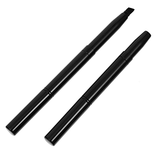 Didiseaon Professional Makeup Brush for Eyebrow Double-ended Angled Brush Set 2pcs Beauty Tool