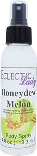 Eclectic Lady Honeydew Melon Body Spray, Double Strength, 4 ounces, Body Mist for Women with Clean, Light & Gentle Fragrance, Cologne with Soft, Subtle Aroma For Daily Use