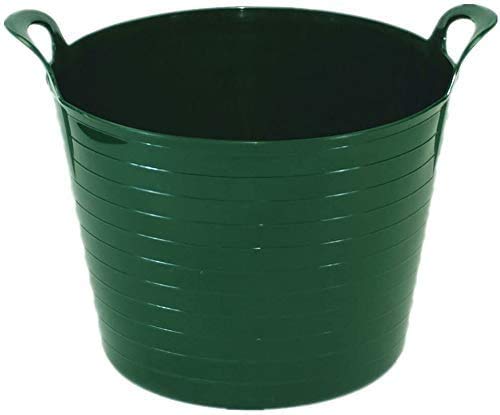 KetoPlastics Polyethylene Flex Tub 42L flexi bucket storage bucket storage tub flexi tub (GREEN)