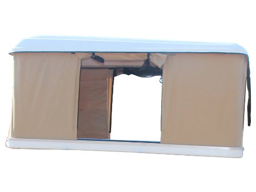 Preisvergleich Produktbild Prime Tech Hartschalen-Autodachzelt, GFK beige, Öffnung automatisch