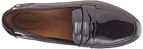 Clarks Un Blush Go, Mocassini, Donna, Nero (Black