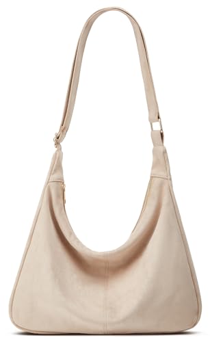 Bolso hobo de ante estilo holgado para mujer, bolso cruzado, bolso de viaje, bolso tipo tote con asa superior, 2026 miniatura 1
