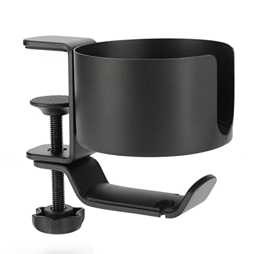 Getränkehalter Für Tischkante - Einstellbar Mit Haken Für Büro & Gaming