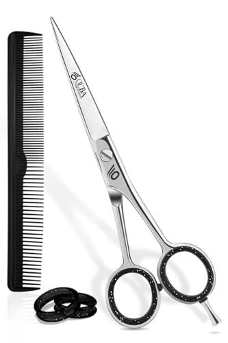 OCBA Professional 6' Hairdressing Scissor Sharp Hair Cutting Scissors for Barbers Hairdressers & Stylists Beard & Haircut Scissors for Men & Women (Classic Scissor)