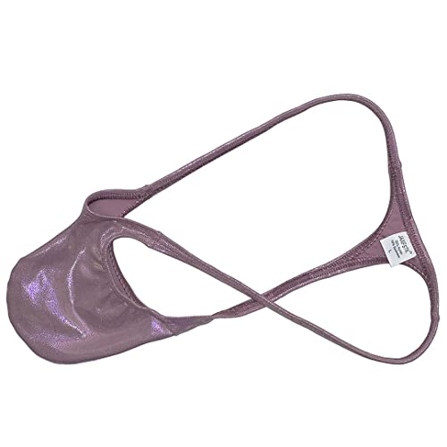 OROCOJUCO Mens Metallic Shiny String T-back Underwear Enhancing Pouch Male Tiny Slip Bulge Beach Thong2