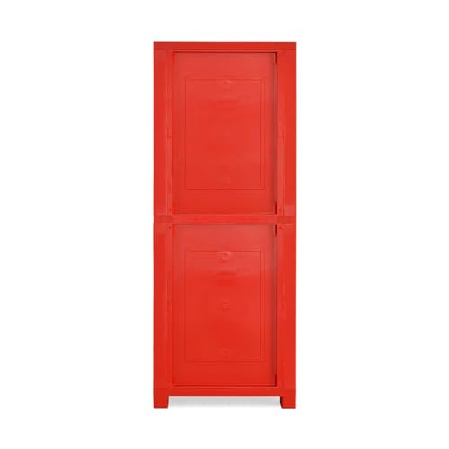 Image of Nilkamal Freedom Big 1 (FB1) Plastic Wardrobe for Storage|3-Year Warranty|Clothes Organizer|Shelves|Cupboard|Almirah for Home, Living Room, Bed Room|Adult & Kids|Pepsi Blue /Bright Red /Yellow