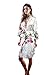 Price comparison product image CCcollections Kimono Peacock Premium Dressing, White Pearl, 8 - 16 UK adult