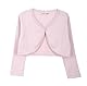 Minora Baby Bolero Mädchen Strickjacke - Für Erstausstattung Neugeborene - Newborn Cardigan Kinder Winter Kleidung, Puder-glatt, 2 Jahre