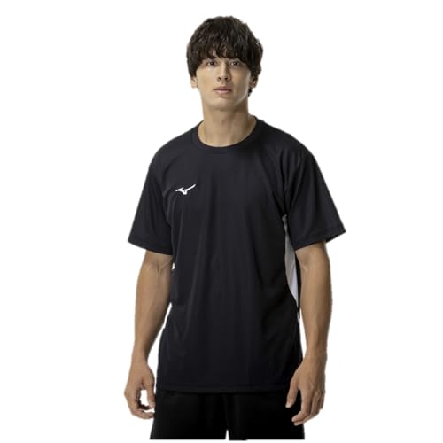 MIZUNO(ミズノ) トレーニングウェア 半袖 切替Tシャツ ナビドライ Uネック 吸汗速乾 インナー 肌着 32MAC196/32MAA190