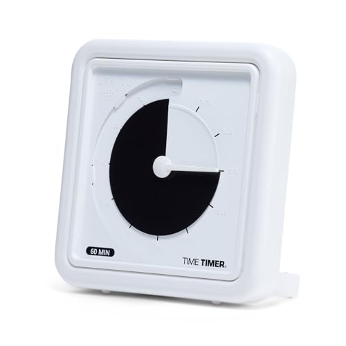 TIME TIMER BRAILLE 19cm 60 ^C^C}[ uC ubNfBXN ԊǗ wK^C}[ TTA1-EB-BK-W Ki