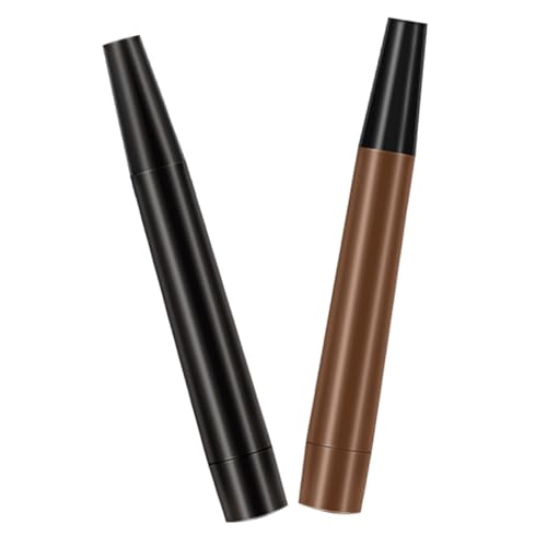 BELLIFFY 2pezzi Penna Per Sopracciglia Punta Microforata Pennelli Per Microblading in Sintetica Strumenti Per Sopracciglia Per Trucco Facile e Fluido