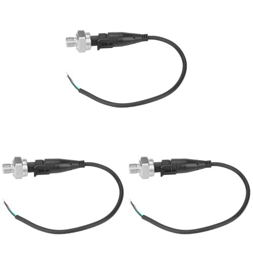 3Pcs Pressure Transducer Sender Sensor 0-200PSI 0.5 to 4.5V Output 5V for Oil Gas Water Tank Detection