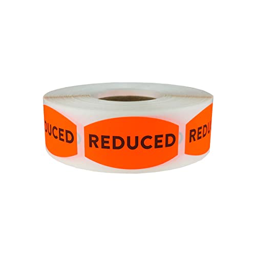 Reduced Grocery Store Food Labels .75 x 1.375 Inch 500 Total Adhesive Stickers