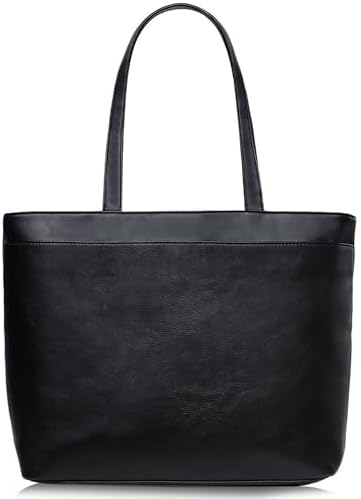 （23:30時点） [RATOM] トートバッグ メンズ 大容量 ビジネスバッグ バッグ カバン 洗練された上品な質感(ON/OFF兼用・自立型) (ブラック)