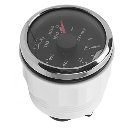 Hibeauty �J���t���o�b�N�����\ 52mm�I�C���v���b�V���[�Q�[�W �|�C���^�[ 10-184�� 316�X�e�����X�� 9-32V�Ή� �����ԃG���W�� �D�� RV ���b�g���݋@�B�p���\�^ (��)