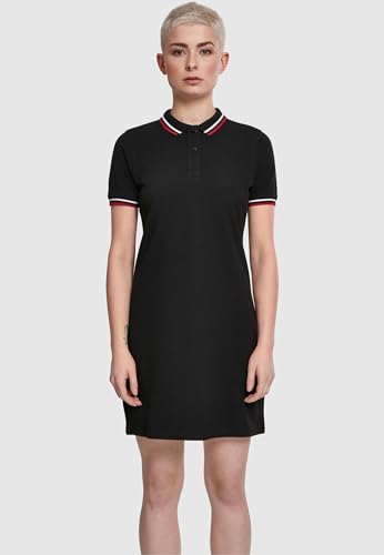 Urban Classics Ladies Polo Mujer Vestido Corto Negro M 100% algodón