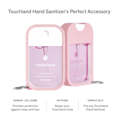 Image of Touchland Pink Pop Set Berry Bliss Hydrating Hand Sanitizer Spray & Case