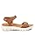 XTI - Sandalia Mujer Camel - Calzado Cómodo y Versátil - Moda casual - Modelo 13031703 (Talla 38)