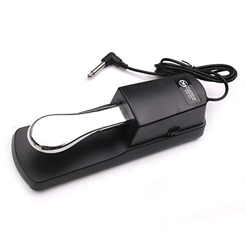 Honeytecs Piano Sustain Pedal Amortecedor Teclado Sustain Pedais Sintetizador para Piano Eletrônico