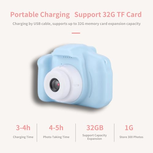 Cámara Digital Infantil Portátil Mini con Pantalla IPS 2.0" miniatura 5
