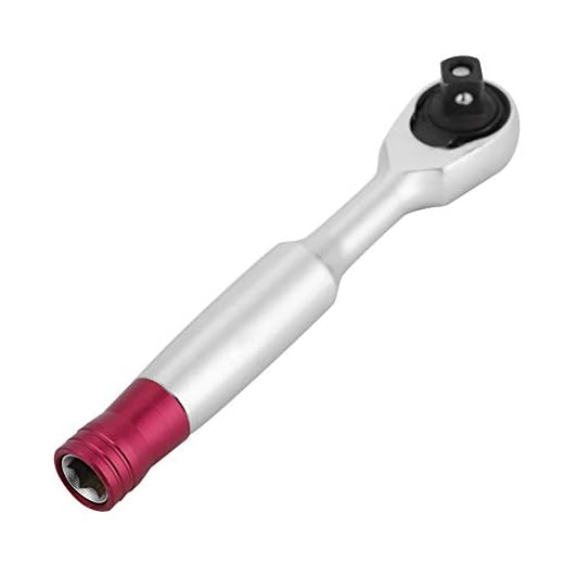 Keenso 1/4 Zoll Mini Socket Ratsche und Bit-Treiber Multi-Tool Rachet Schraubenschlüssel Set Repair Tool Steckschlüssel Kit Quick Socket Batch Tool(100mm)