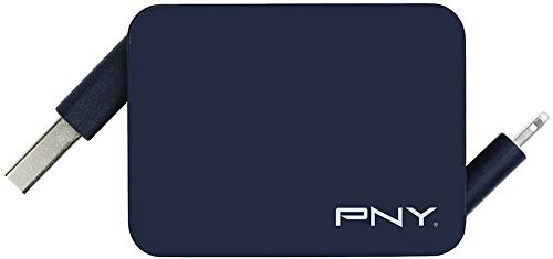 PNY Roll-it Câble Lightning vers USB pour iPhone/iPad/iPod Noir