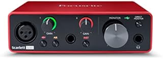 Focusrite Scarlett Solo 3rd Gen USB Audio Interface, for the Guitarist, Vocalist, Podcaster or Producer — High-Fidelity, Studio Quality Recording, and All the Software You Need to Record