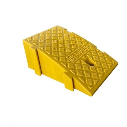 Portable Lightweight Wheelchair Curb Ramp, Non-Slip Steps for All Surfaces, Stable Load-Bearing Design, Ideal for Home & Outdoors (Black, 25x27x11cm)